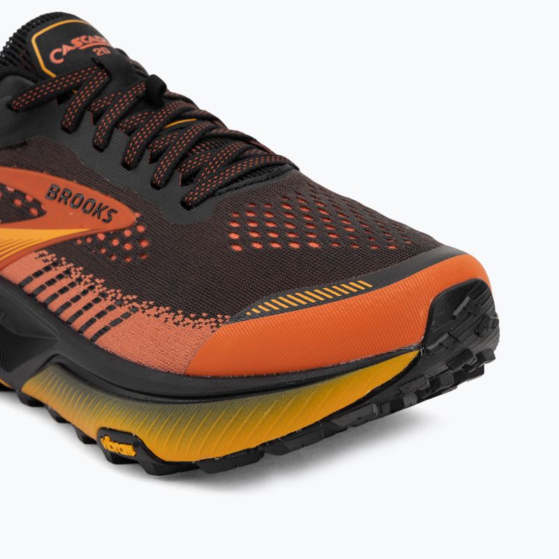 Încălțăminte de alergare pentru bărbați Brooks Cascadia 20 black/tigerlily/orange 7