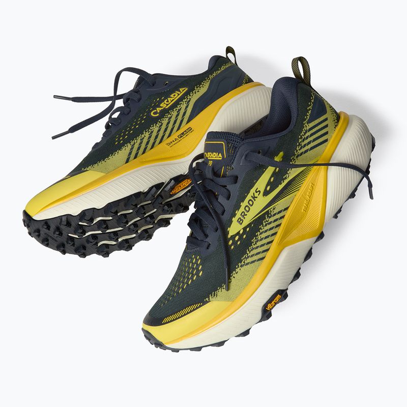 Încălțăminte de alergare pentru bărbați Brooks Cascadia 20 navy/nightlife/grey 6