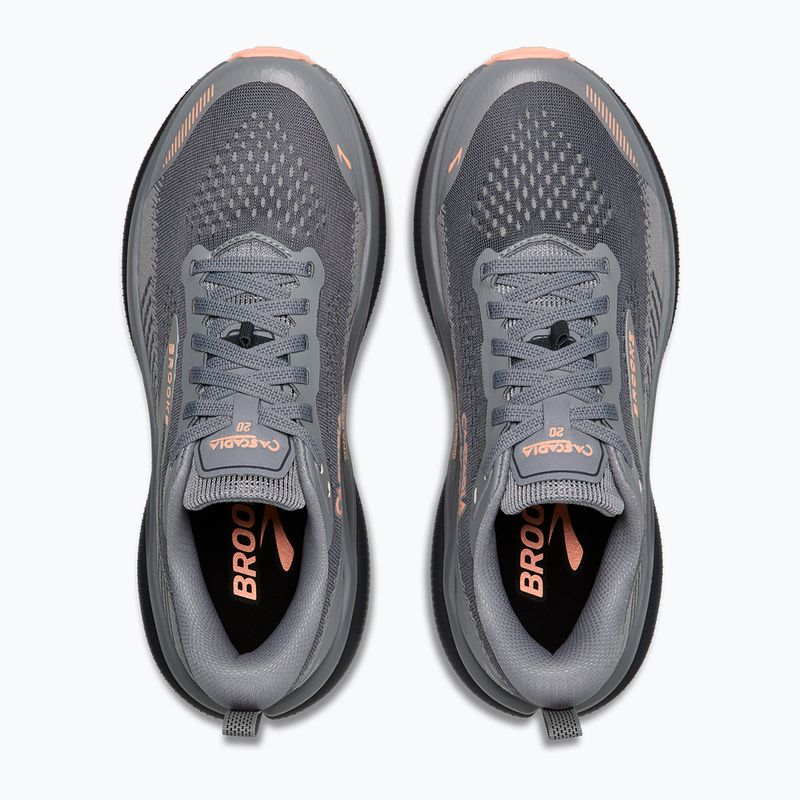 Încălțăminte de alergare pentru femei Brooks Cascadia 20 grey/grey/peach 4