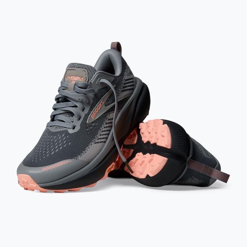 Încălțăminte de alergare pentru femei Brooks Cascadia 20 grey/grey/peach 6