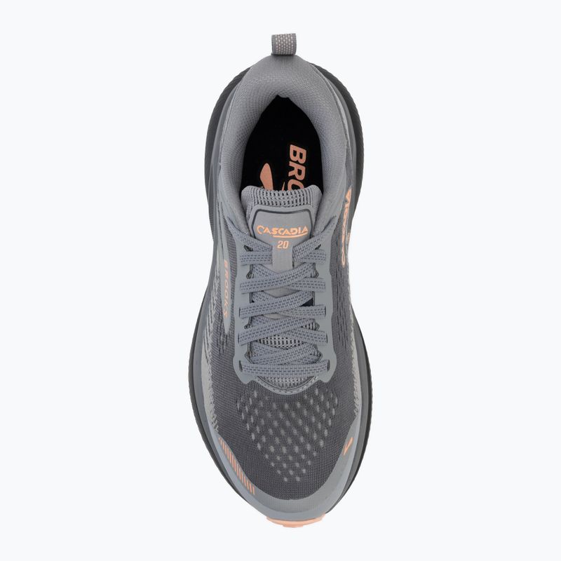Încălțăminte de alergare pentru femei Brooks Cascadia 20 grey/grey/peach 5