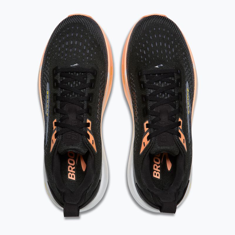 Încălțăminte de alergare pentru femei Brooks Ghost Max 4 black/folkstone/cyber peach 5