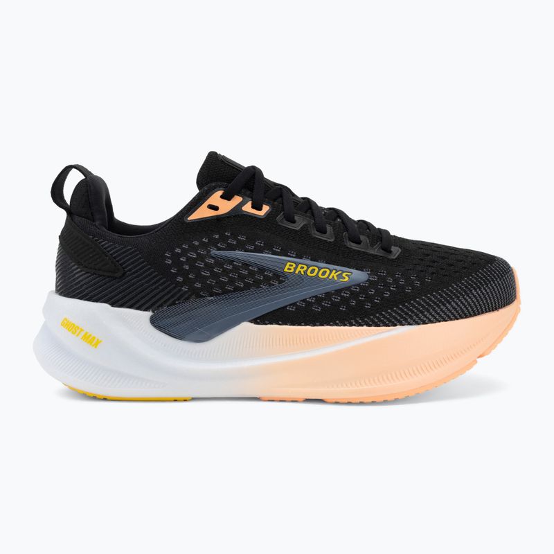 Încălțăminte de alergare pentru femei Brooks Ghost Max 4 black/folkstone/cyber peach 2