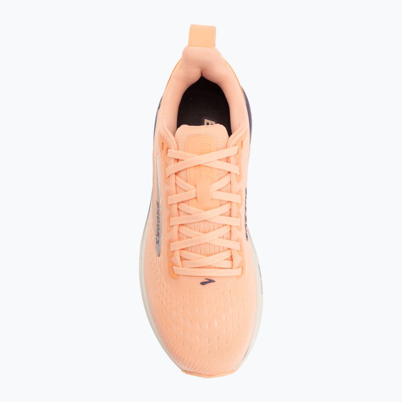Încălțăminte de alergare pentru femei Brooks Ghost Max 4 cyber peach/grape/bluewash 5