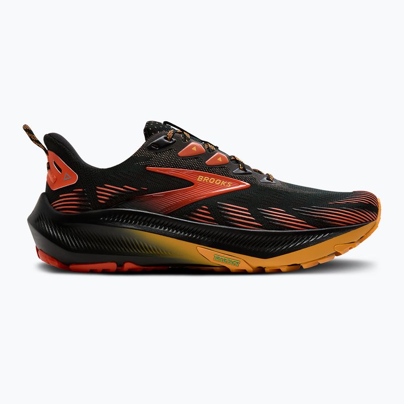 Încălțăminte de alergare pentru bărbați Brooks Ghost Trail black/red/orange 2