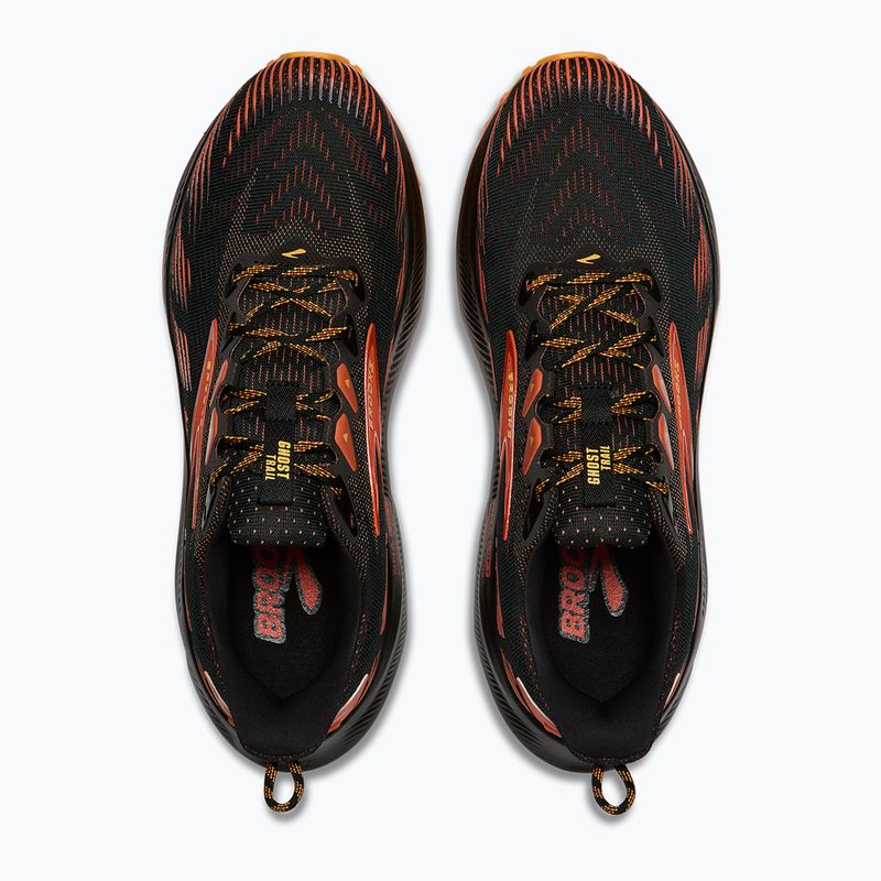 Încălțăminte de alergare pentru bărbați Brooks Ghost Trail black/red/orange 5