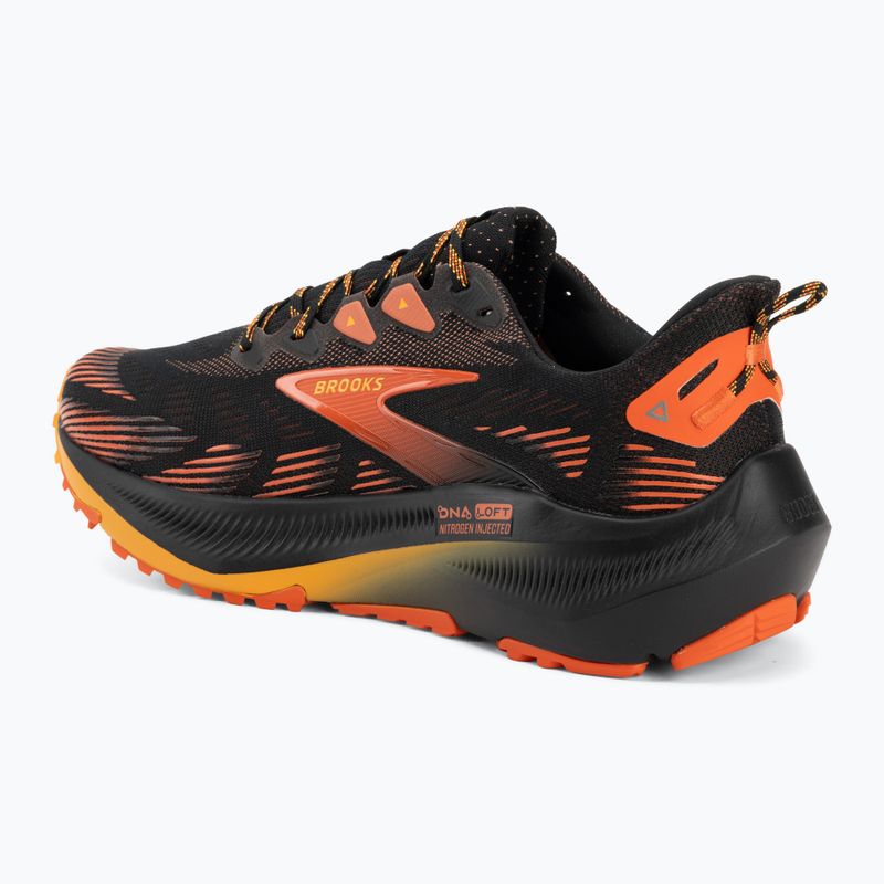 Încălțăminte de alergare pentru bărbați Brooks Ghost Trail black/red/orange 3