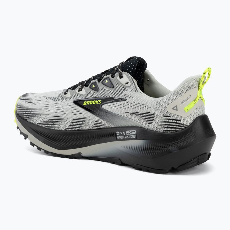 Încălțăminte de alergare pentru bărbați Brooks Ghost Trail grey/black/nightlife 3