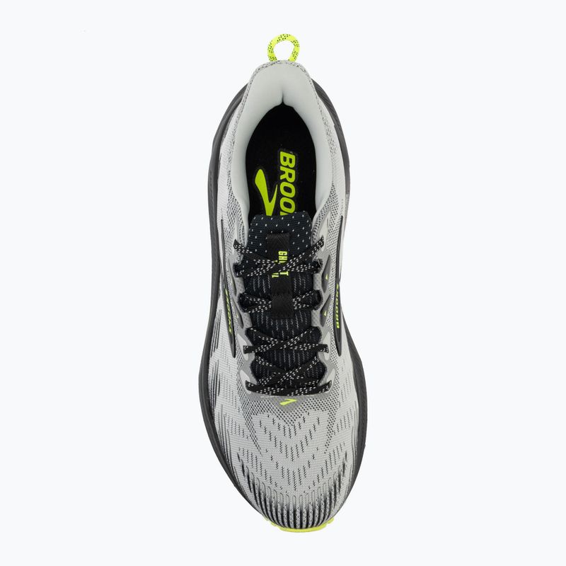 Încălțăminte de alergare pentru bărbați Brooks Ghost Trail grey/black/nightlife 5