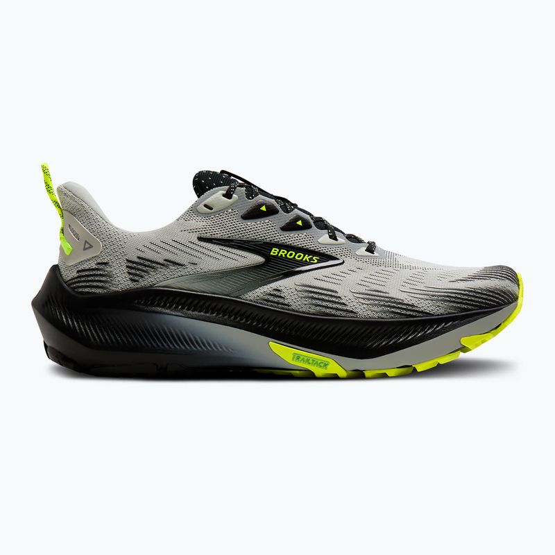 Încălțăminte de alergare pentru bărbați Brooks Ghost Trail grey/black/nightlife 2