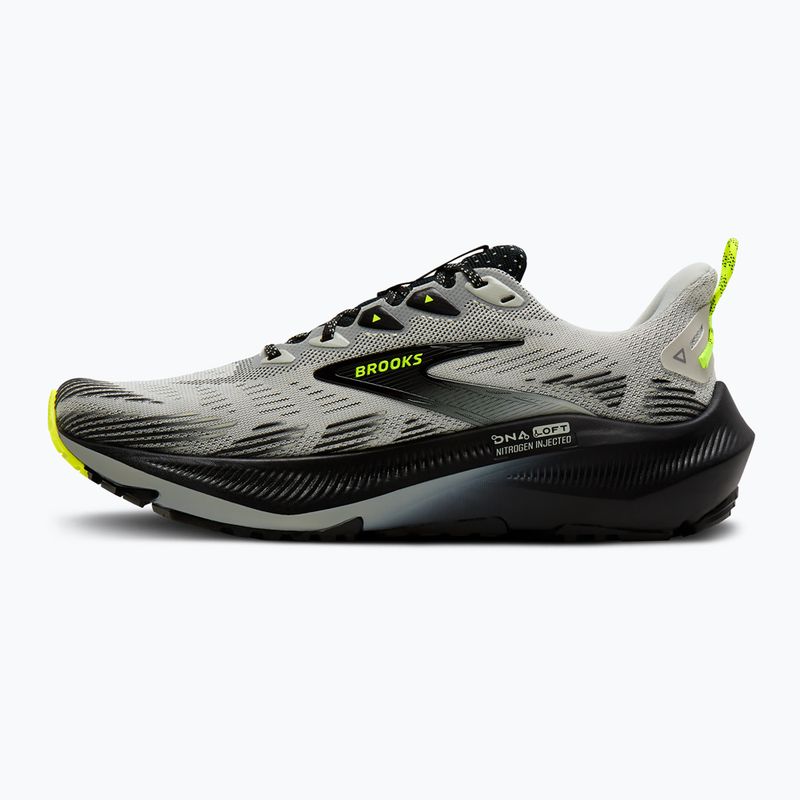 Încălțăminte de alergare pentru bărbați Brooks Ghost Trail grey/black/nightlife 3