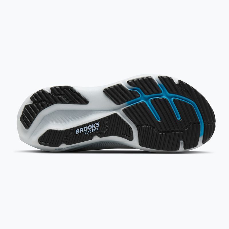 Încălțăminte de alergare pentru bărbați Brooks Glycerin 23 white/rain/baltic sea 4