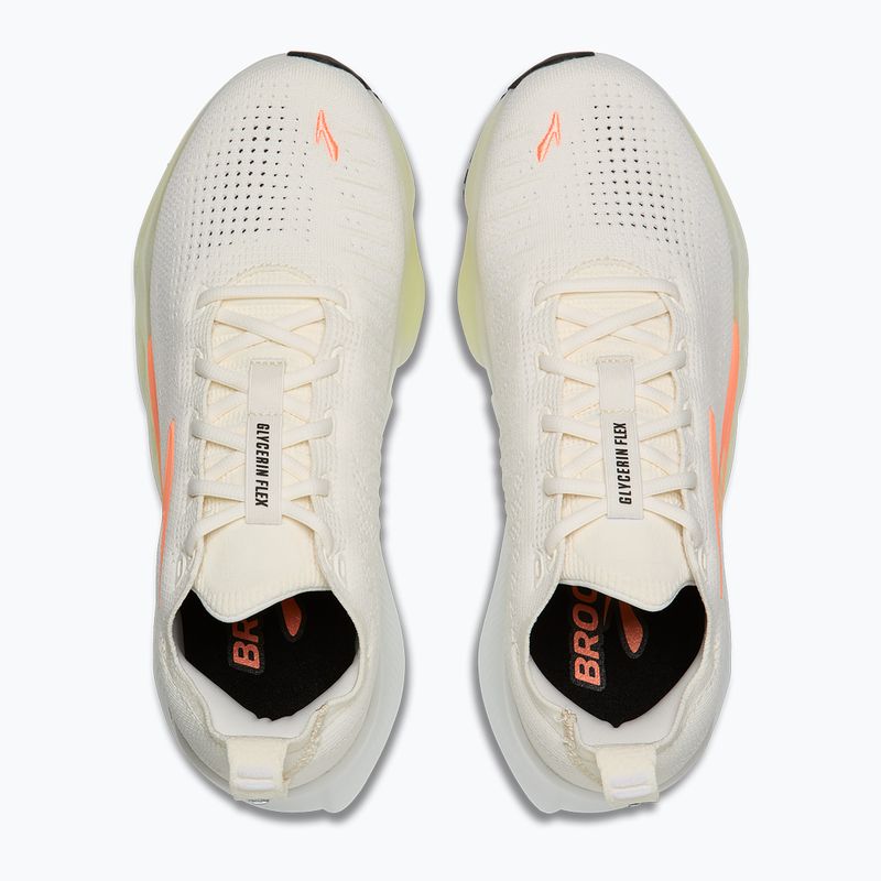 Încălțăminte de alergare pentru femei Brooks Glycerin Flex white/peach/nightlife 5