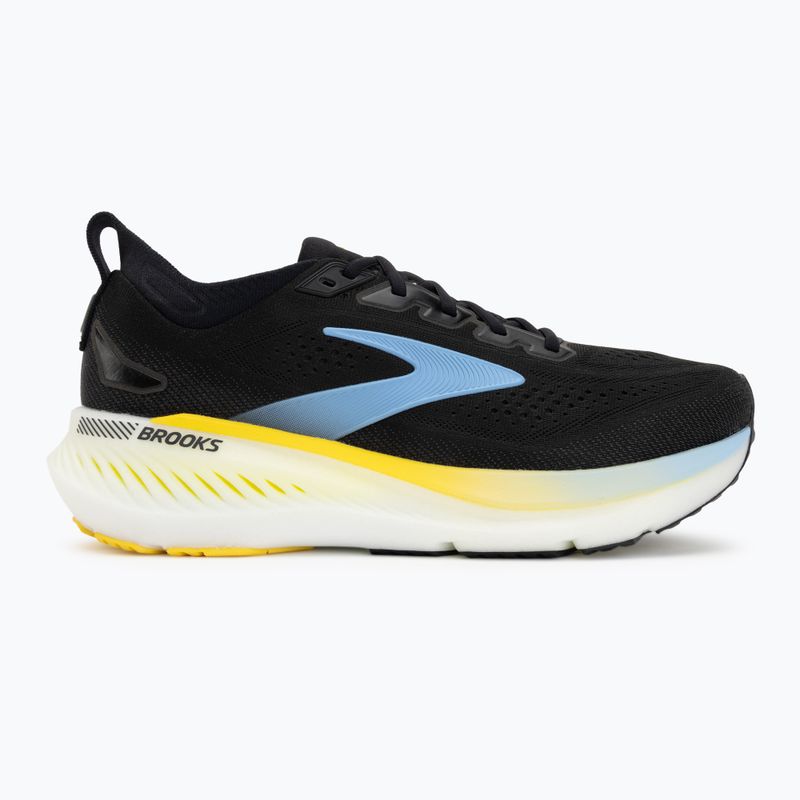 Încălțăminte de alergare pentru bărbați Brooks Glycerin GTS 23 black/cyber yellow/nightlife 2