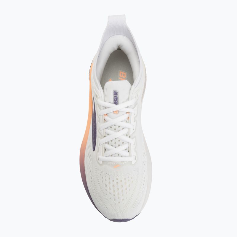 Încălțăminte de alergare pentru femei Brooks Glycerin GTS 23 white/mulled grape/clear 5