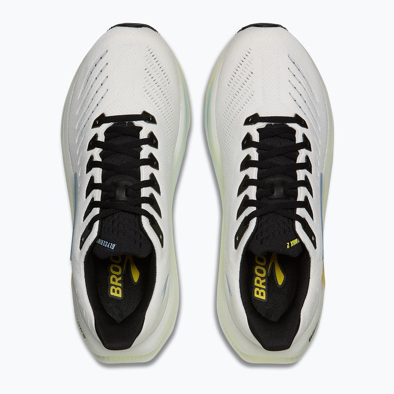 Încălțăminte de alergare pentru bărbați Brooks Glycerin Max 2 bright white/black/nightlife 5