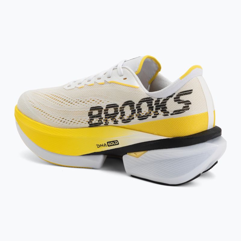 Încălțăminte de alergare pentru bărbați Brooks Hyperion Max 4 white/cyber yellow/black 3