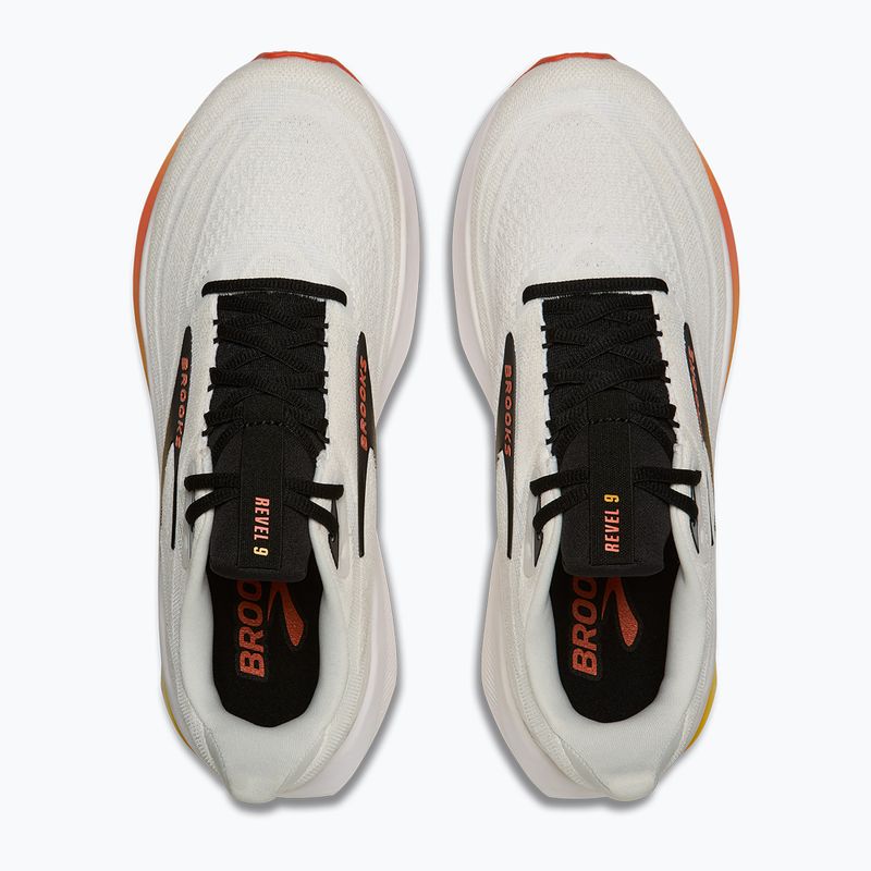 Încălțăminte de alergare pentru bărbați Brooks Revel 9 white/orange/black 5