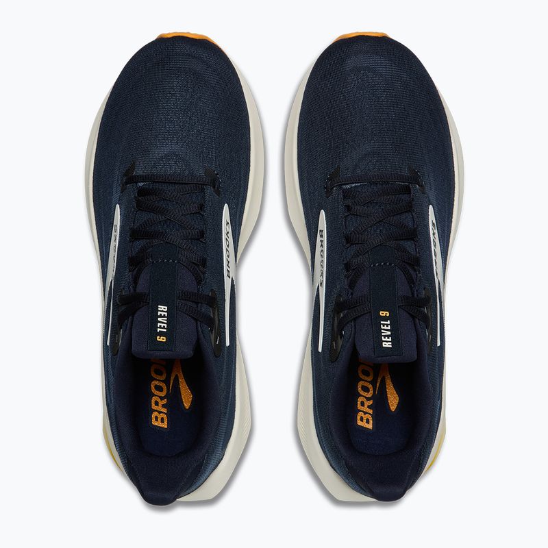 Încălțăminte de alergare pentru bărbați Brooks Revel 9 navy/navy/orange 5