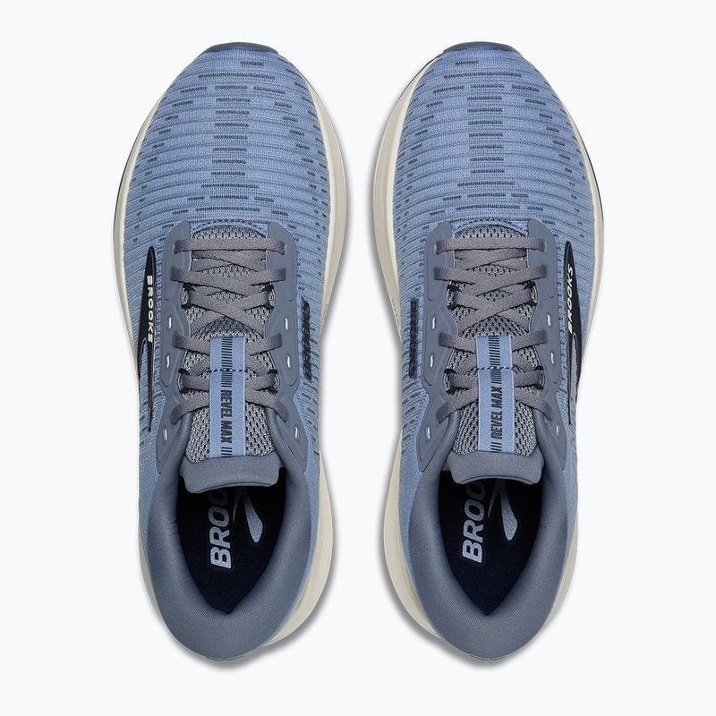 Încălțăminte de alergare pentru bărbați Brooks Revel Max rain washed/grey/navy 5