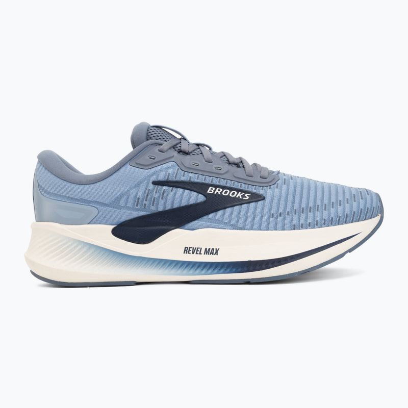 Încălțăminte de alergare pentru bărbați Brooks Revel Max rain washed/grey/navy 2