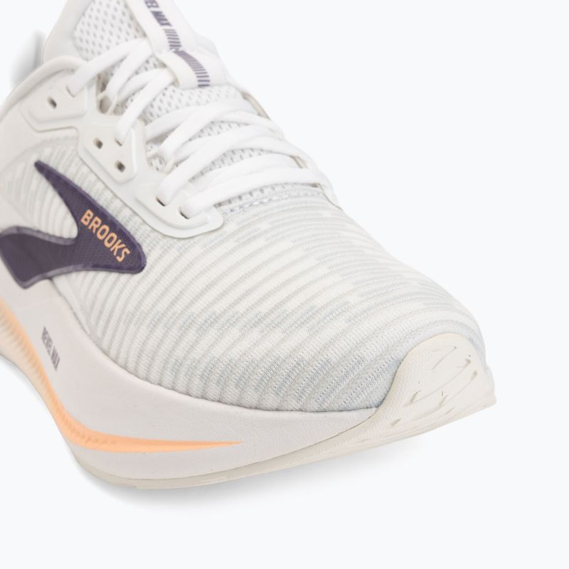 Încălțăminte de alergare pentru femei Brooks Revel Max brightwhite/mulledgrape/peach 7