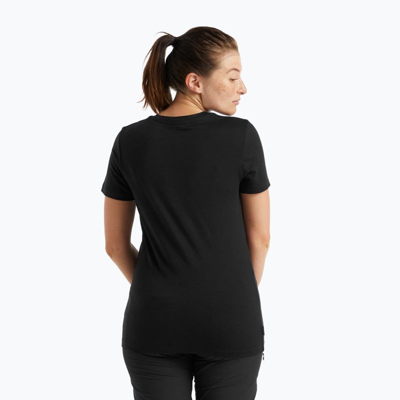 Tricou de trekking pentru femei icebreaker Tech Lite II negru IB0A59J90011 3