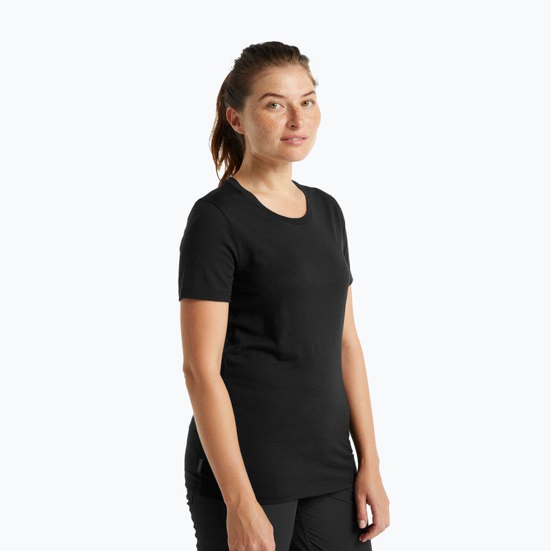 Tricou de trekking pentru femei icebreaker Tech Lite II negru IB0A59J90011 4