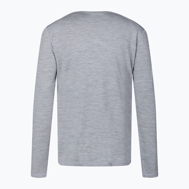 Bluză termică pentru bărbați Smartwool Merino 250 Baselayer Crew Boxed light gray heather 2