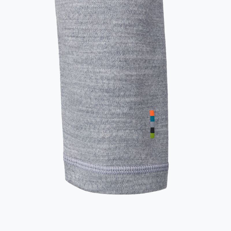 Bluză termică pentru bărbați Smartwool Merino 250 Baselayer Crew Boxed light gray heather 3