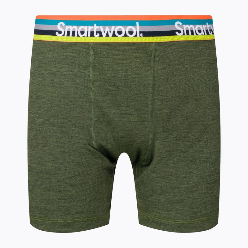 Bărbați Smartwool Merino Merino Sport Boxer Brief Boxeri termici cu cutie verde 17342