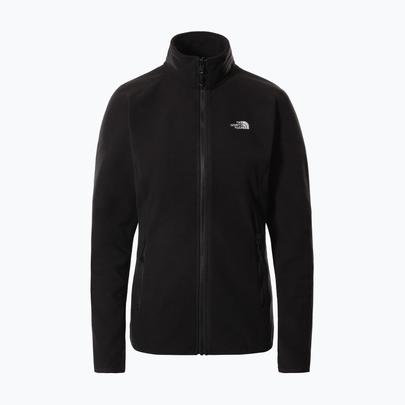 Bluză fleece pentru femei The North Face 100 Glacier FZ neagră NF0A5IHOJK31
