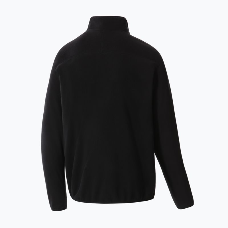 Bluză fleece pentru bărbați The North Face 100 Glacier 1/4 Zip neagră 2
