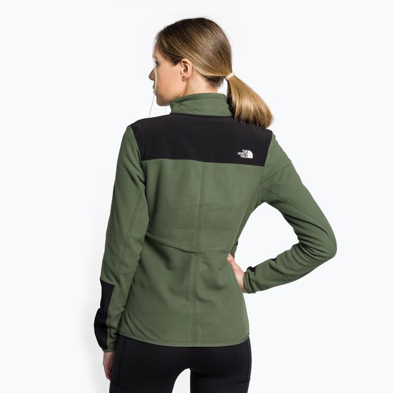 Hanorac fleece pentru femei The North Face Diablo Midlayer negru-verde NF0A5IHUWTQ1 4