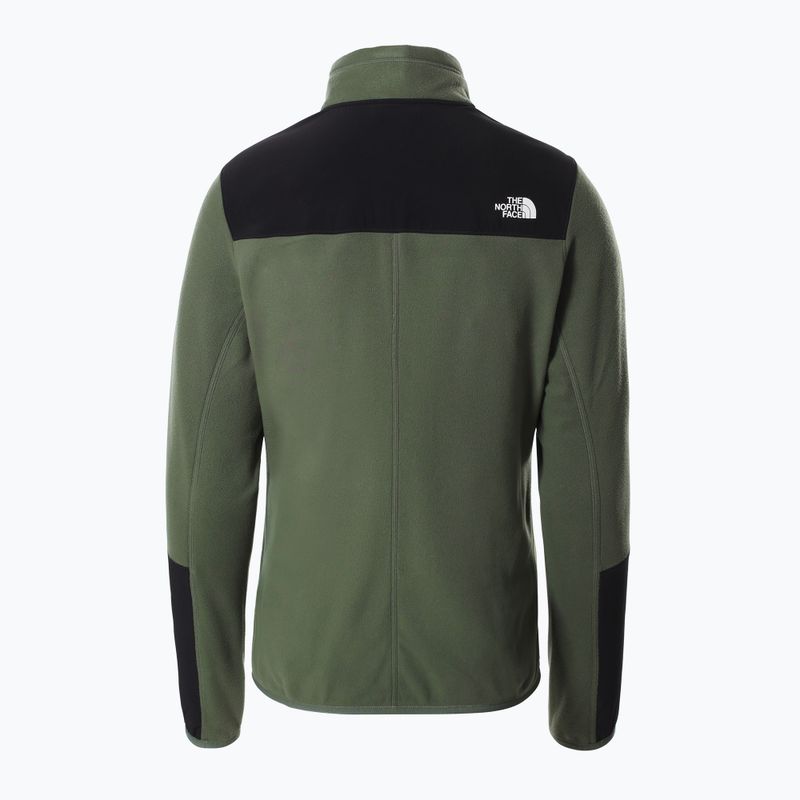 Hanorac fleece pentru femei The North Face Diablo Midlayer negru-verde NF0A5IHUWTQ1 10