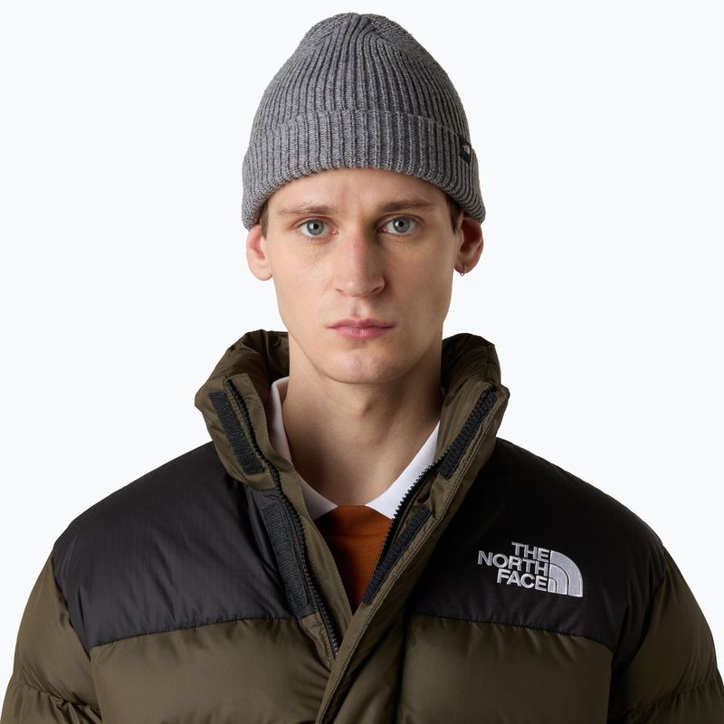 Căciulă de iarnă The North Face Fisherman medium grey heather 3