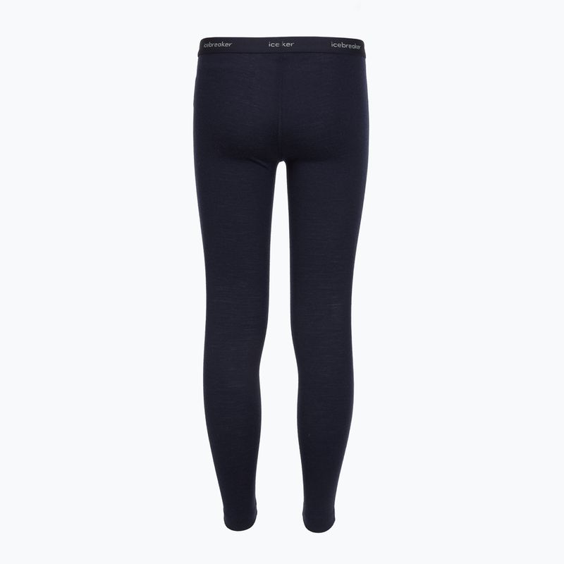Pantaloni termoactivi pentru copii icebreaker Kids 200 Oasis midnight navy 2