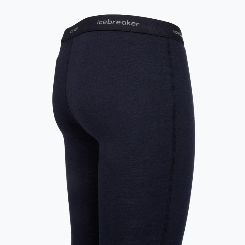 Pantaloni termoactivi pentru copii icebreaker Kids 200 Oasis midnight navy 3