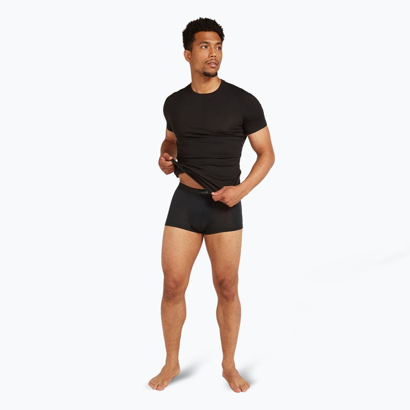 Boxeri termoactivi pentru bărbați icebreaker Merino 125 Cool-Lite Anatomica Trunks black 3