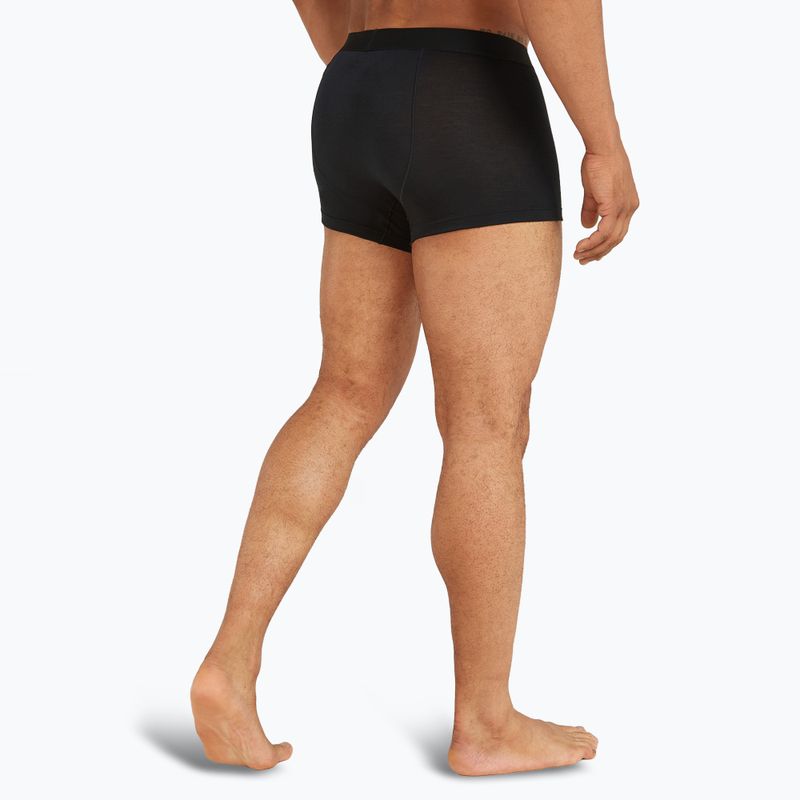 Boxeri termoactivi pentru bărbați icebreaker Merino 125 Cool-Lite Anatomica Trunks black 4