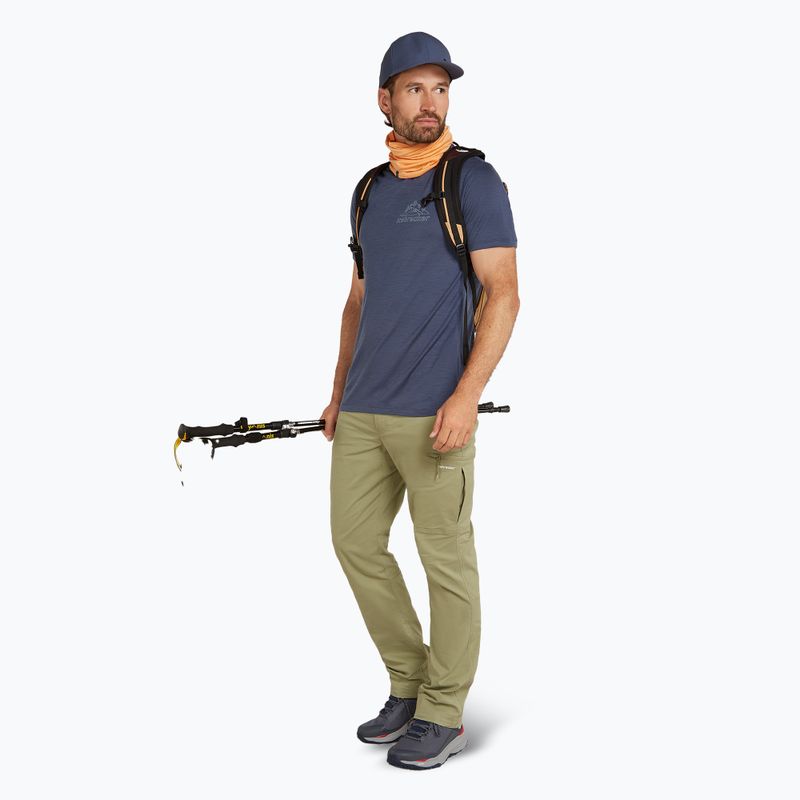 Tricou de trekking pentru bărbați  icebreaker Merino 150 Tech Lite Back Pack graphite 5