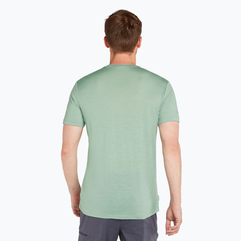 Tricou de trekking pentru bărbați icebreaker Merino 150 Tech Lite Polar Paddle moss 3