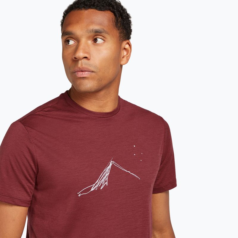 Tricou de trekking pentru bărbați icebreaker Merino 150 Tech Lite Southern Constellation port 4