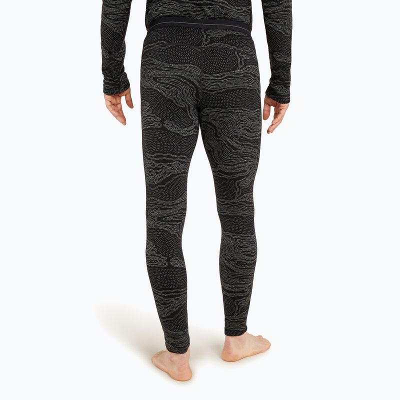 Pantaloni termoactivi pentru bărbați icebreaker Merino 260 Vertex Leggings Snow Guide black/ galaxy/ j 3