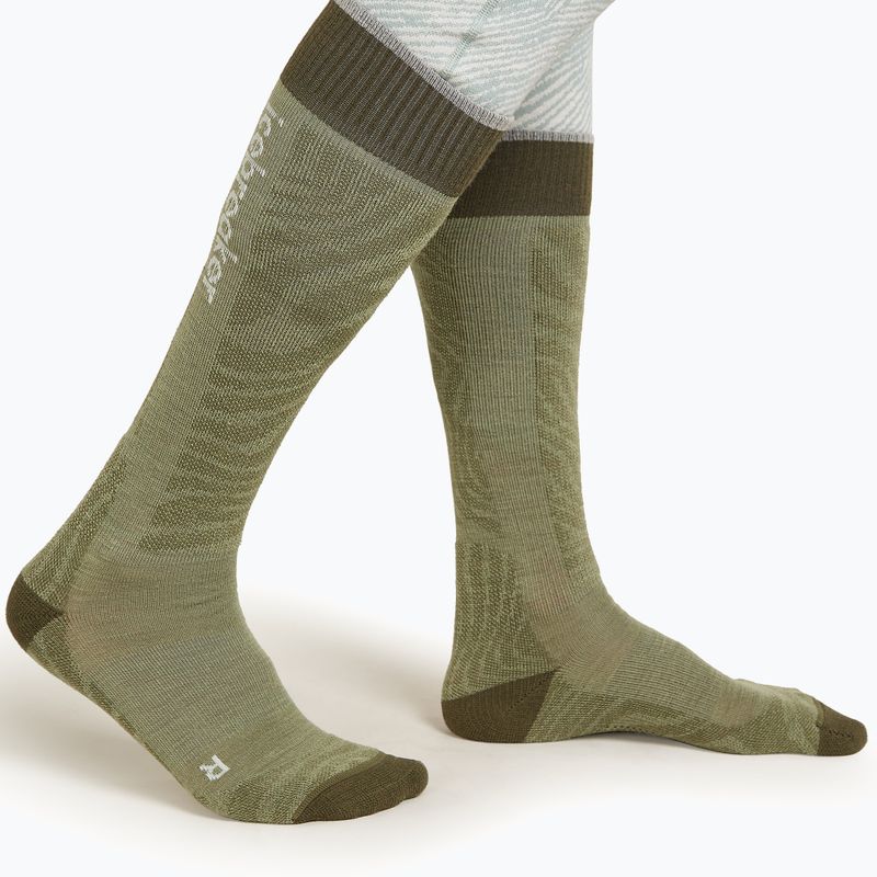 Șosete de schi pentru bărbați icebreaker Merino Ski+ Ultralight OTC port/blaze 2