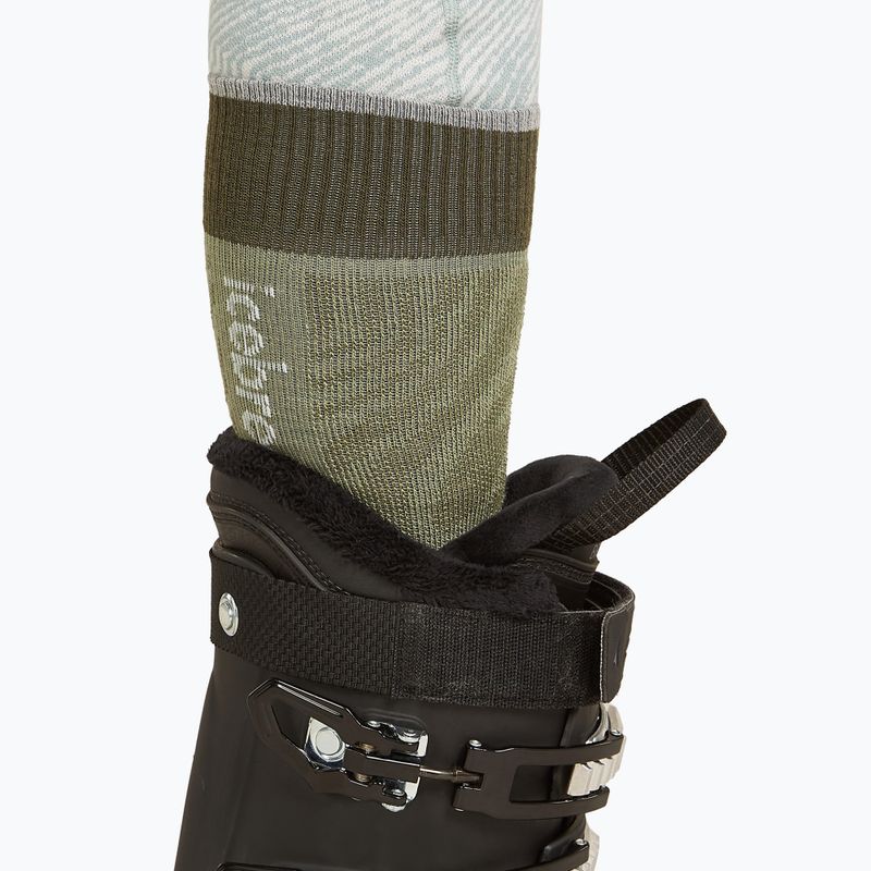 Șosete de schi pentru bărbați icebreaker Merino Ski+ Ultralight OTC port/blaze