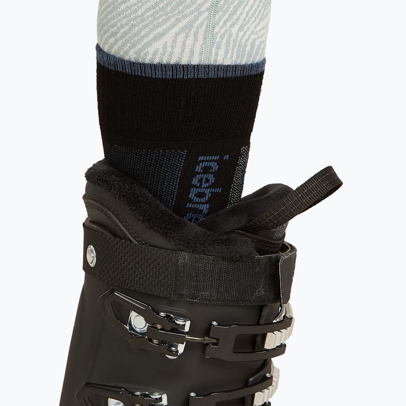Șosete de schi pentru femei Icebreaker Merino Ski+ Light OTC black/dawn/graphite 4