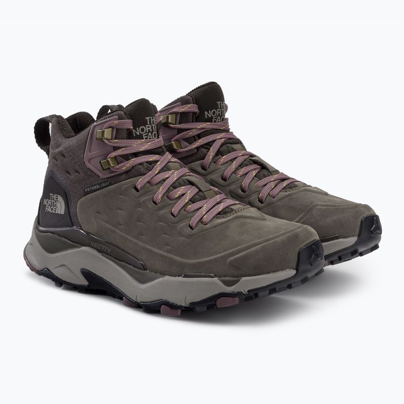 Cizme de trekking pentru femei The North Face Vectiv Vectiv Exploris Mid Futurelight Lthr maro NF0A5G3AMD01 5