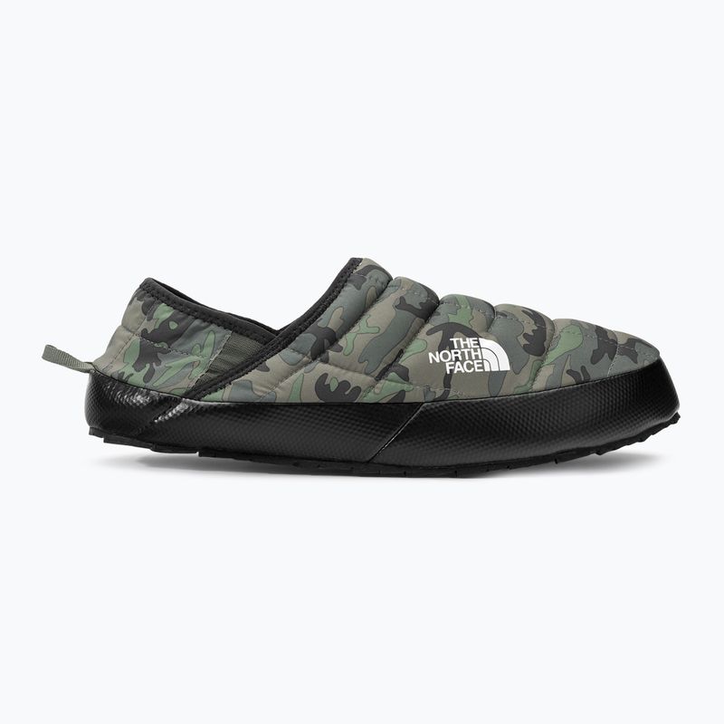 Papuci de iarnă pentru bărbați The North Face Thermoball Traction Mule V verde-negri NF0A3UZN33U1 2