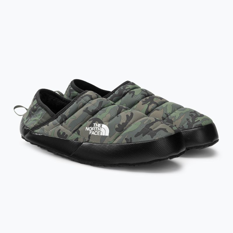 Papuci de iarnă pentru bărbați The North Face Thermoball Traction Mule V verde-negri NF0A3UZN33U1 3